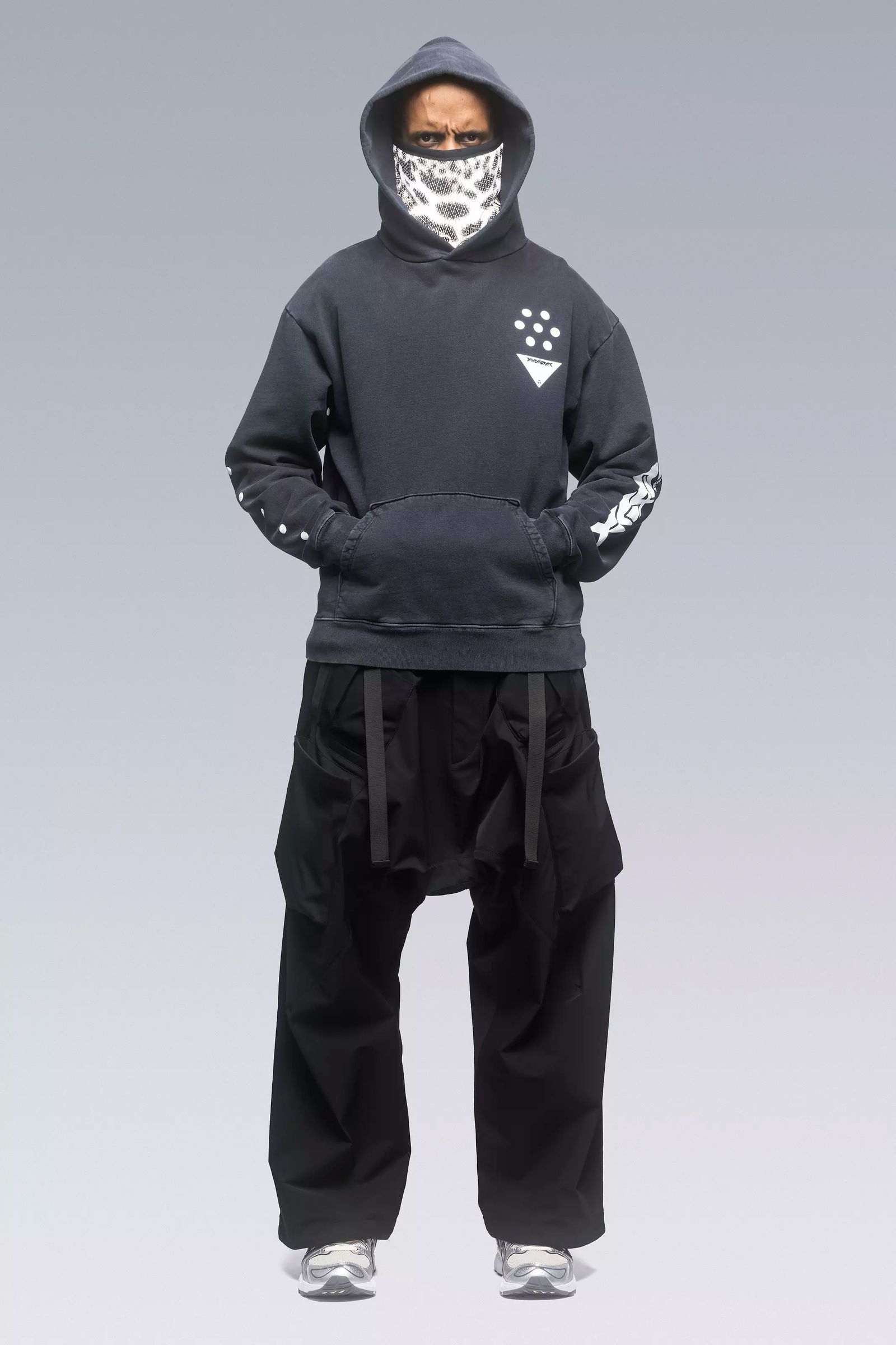 NG1-PS / Retroreflective Powerstretch Neck Gaiter Gen. 1 Next To Skin (NTS) / ネックゲイター [ストレッチ入り] (ブラック)
