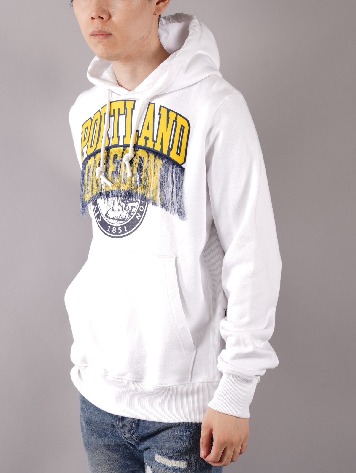 【ラスト1点】PORTLAND HOODIE / ポートランド フーディー(ホワイト)