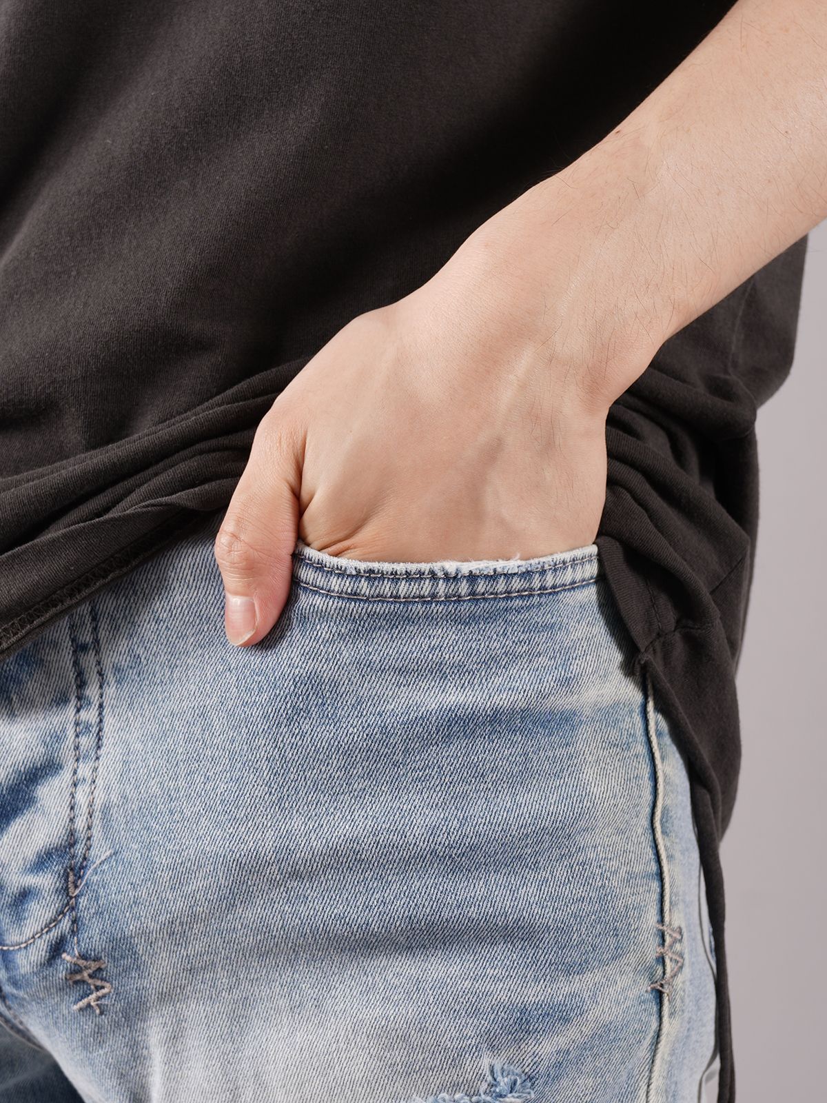 ksubi Chitch Stoked プリント ダメージ 加工 デニム パンツ Buy Chitch Punk blue Thrashed | Ksubi | Ksubi ++