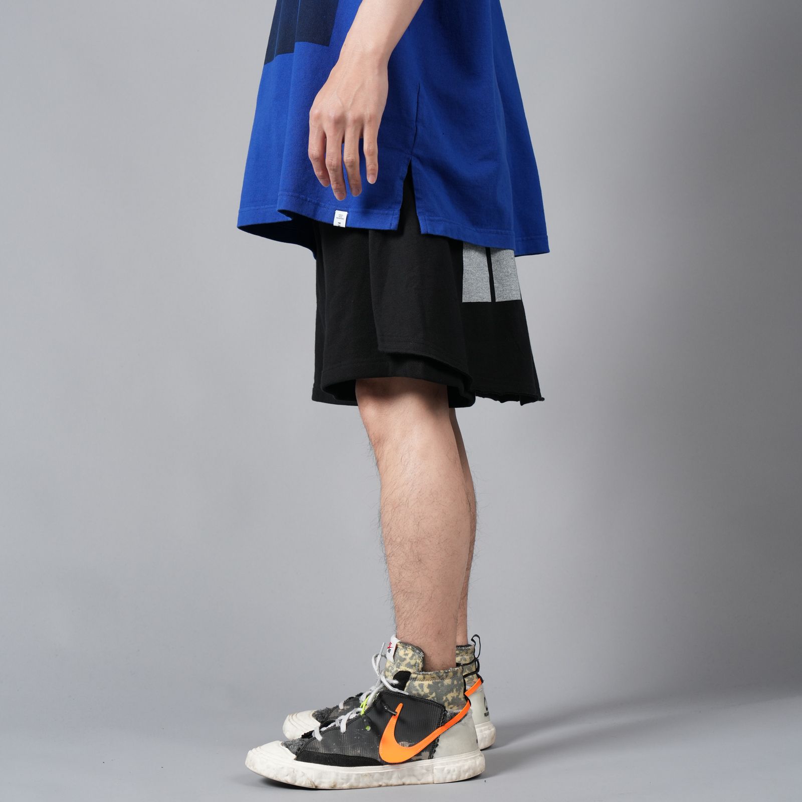 【ラスト1点】7 BARS SWEAT SHORTS / セブンバー スウェットショーツ (ブラック)