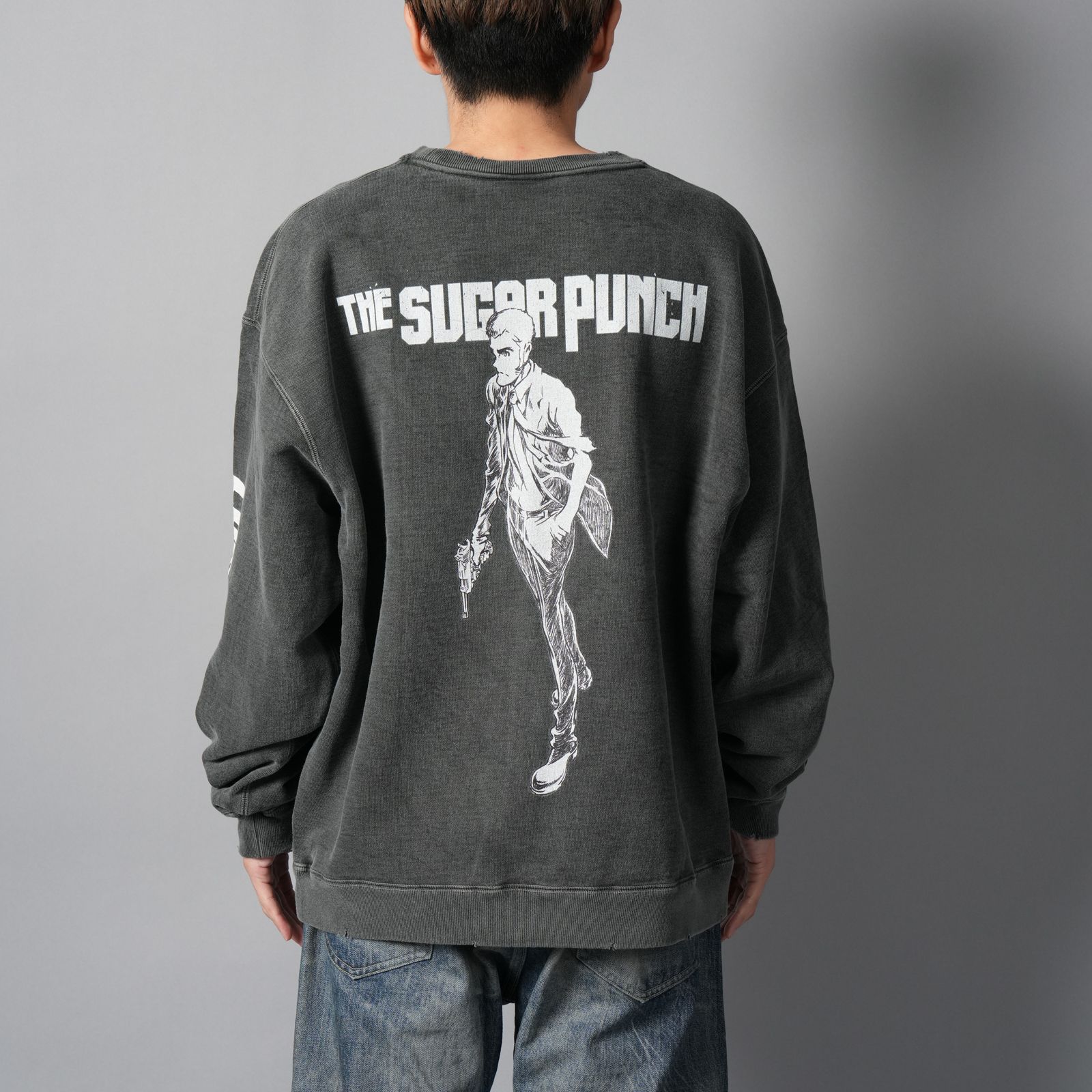 [LUPIN THE IIIRD]  Sweat  (ZENIGATA/LUPIN) / スウェット・トレーナー (ブラック)