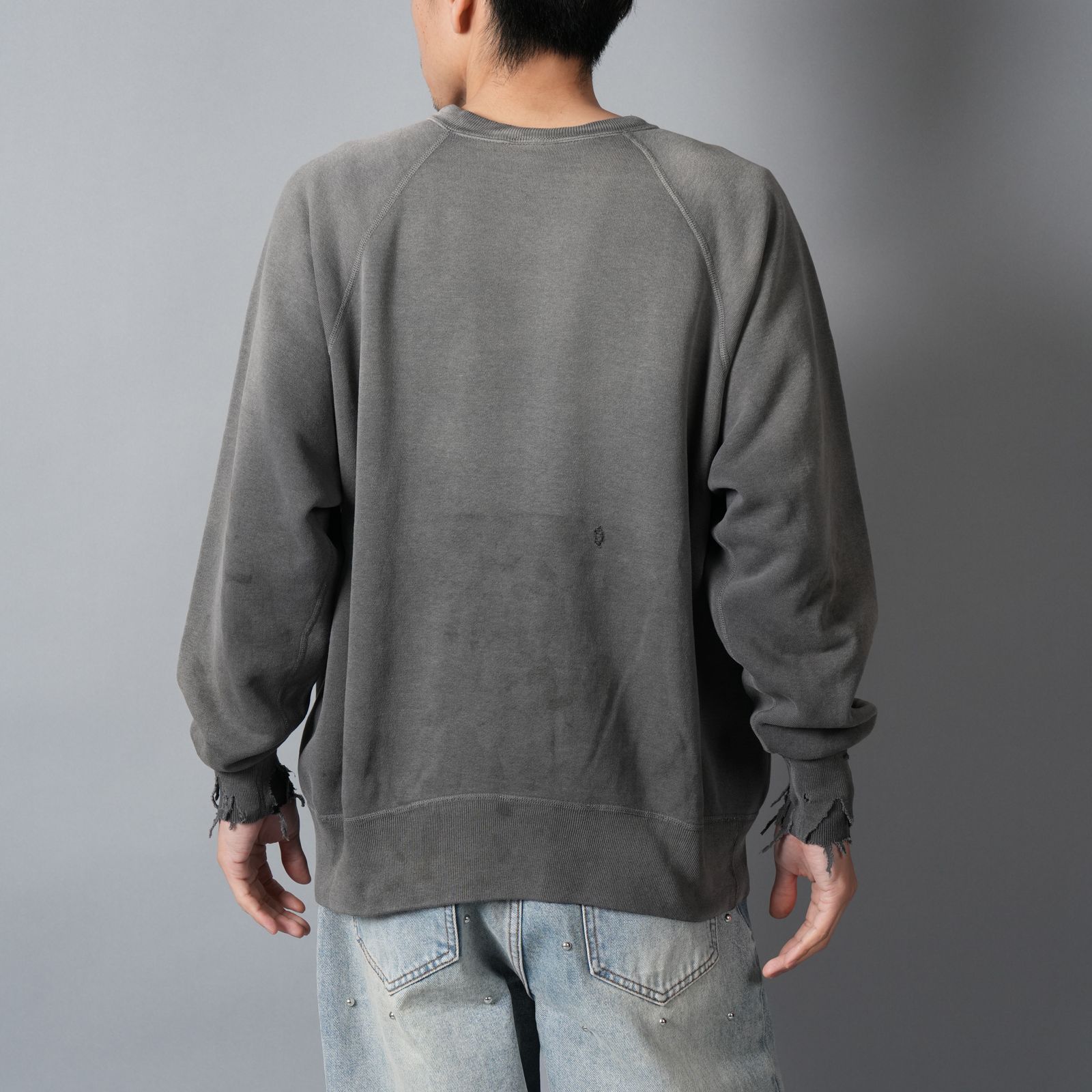 【残りわずか】SM-MK8-0000-054 / CREW NECK SWEAT / スウェット・トレーナー (ブラック)