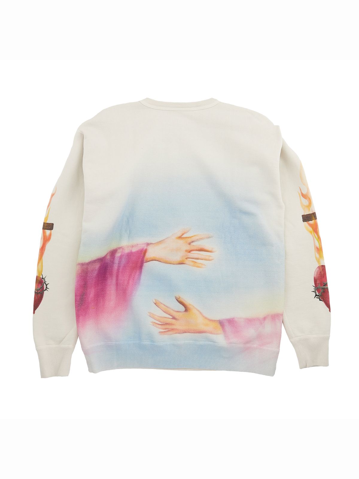 SM-S21-0000-012 / CRW SWEAT /  クルースウェット (ホワイト)