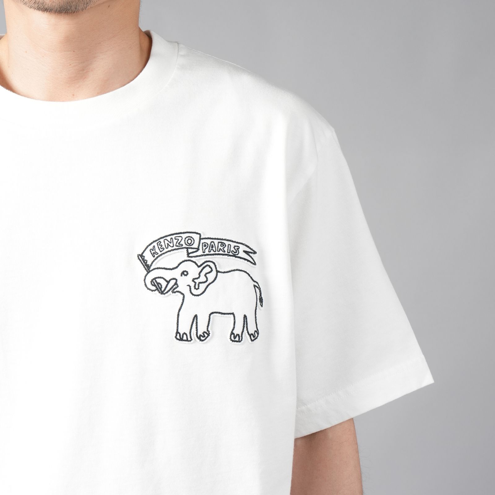 KENZO - ELEPHANT FLAG CLASSIC T-SHIRT / エレファントフラッグ クラシックTシャツ (ホワイト) |  Confidence