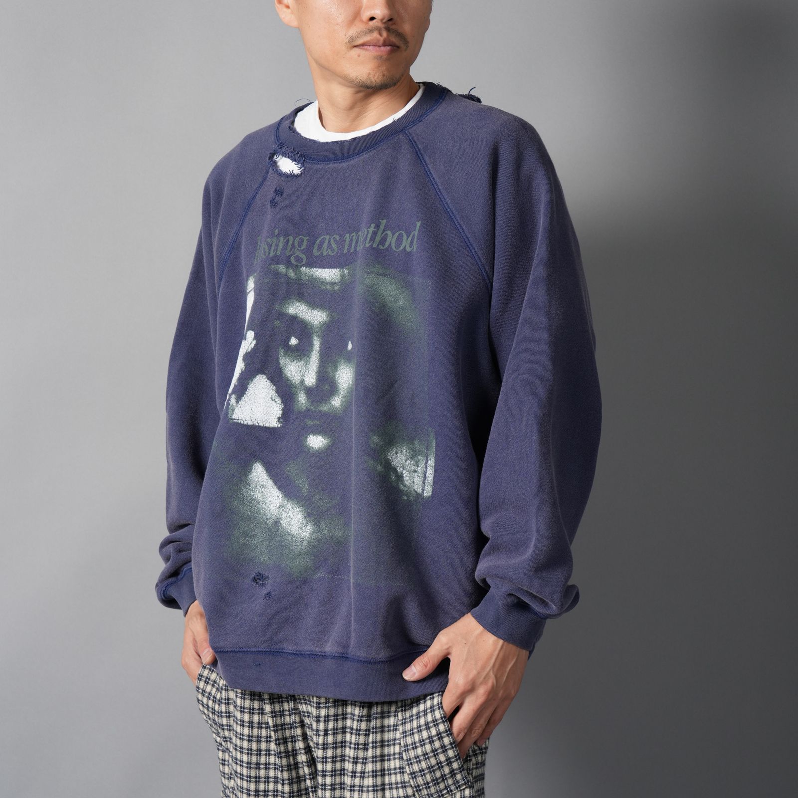 SIREN, crewneck / クルネックスウェット ・ トレーナー (ネイビーブルー)