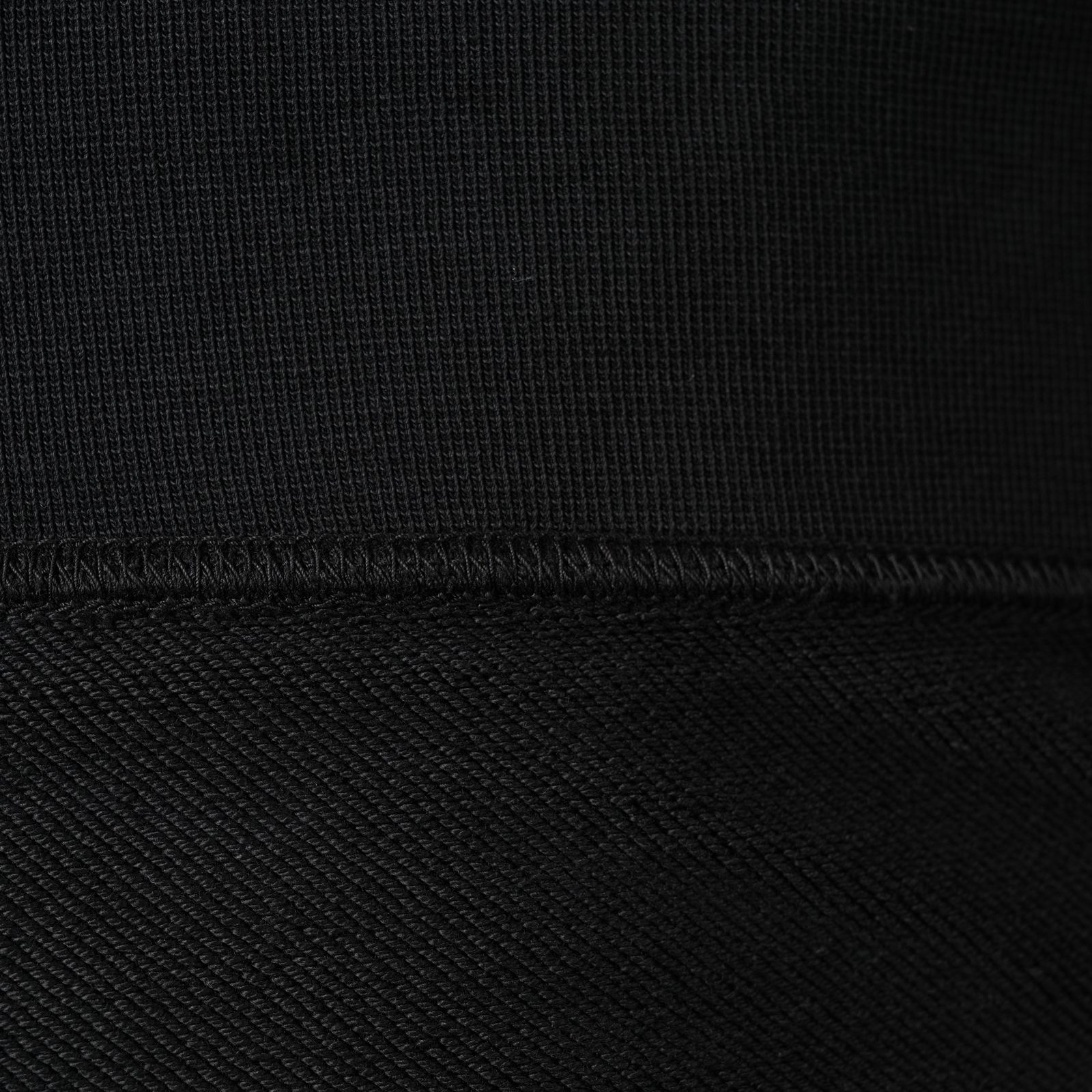 6100008 / ORGANIC COTTON FLEECE  / クルーネックスウェット  [オーバーフィット] (ブラック)