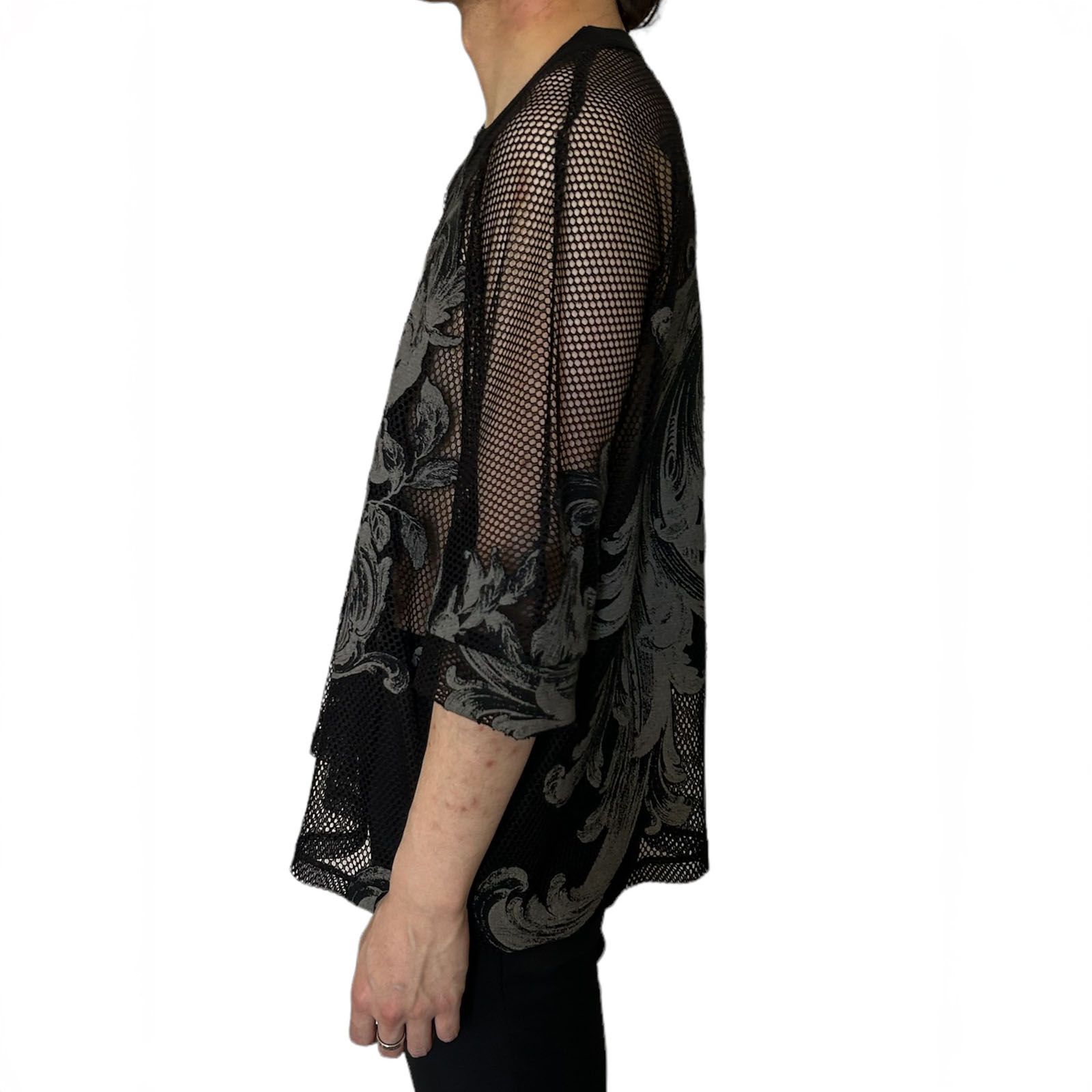 【ラスト1点】MESH T-SHIRTS / メッシュTシャツ (ブラック)