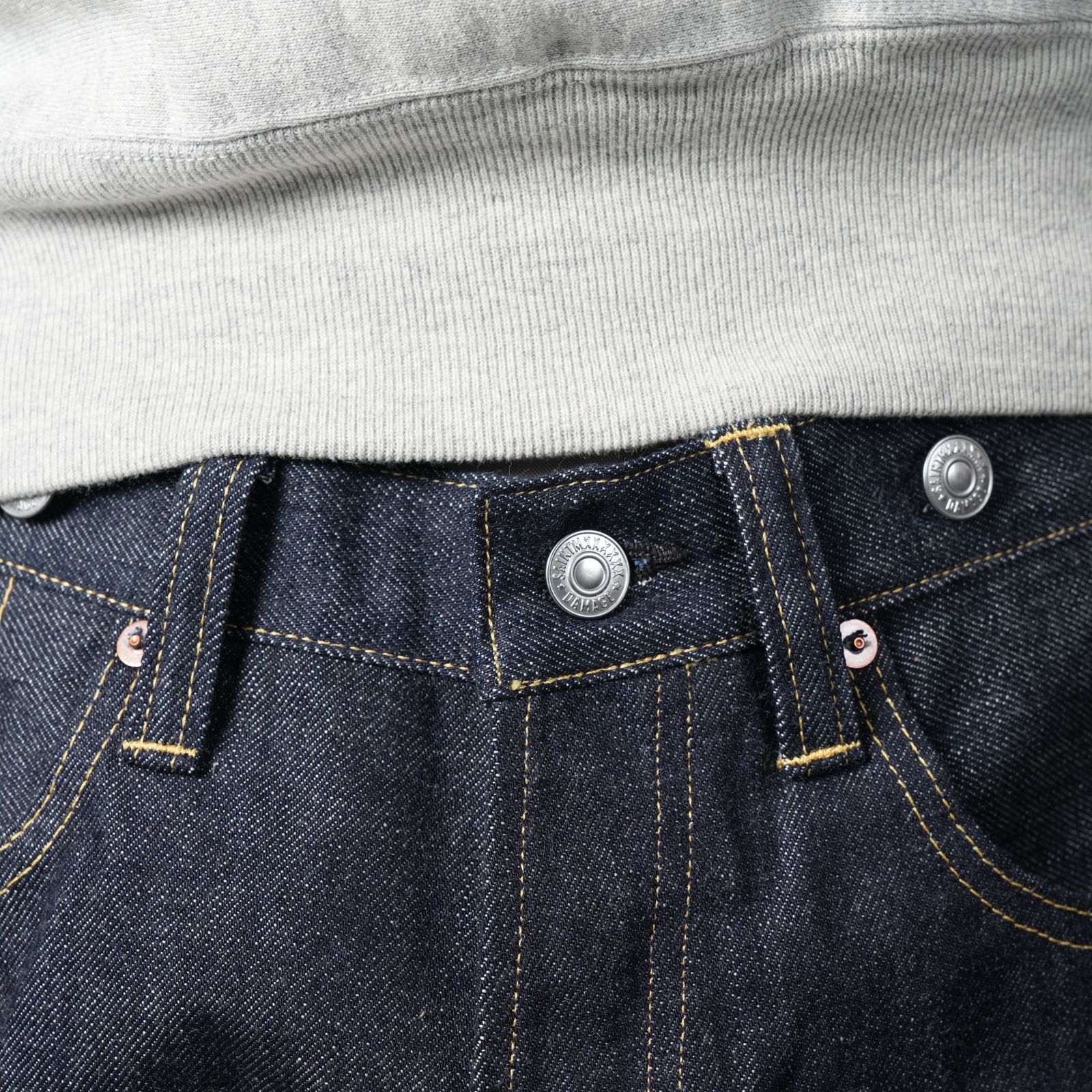 【残りわずか】【コラボ】SM-HR1-0000-C61 / BB_DENIM PNT /  5PKTS REGID / BLUE / デニムパンツ (ブルー)