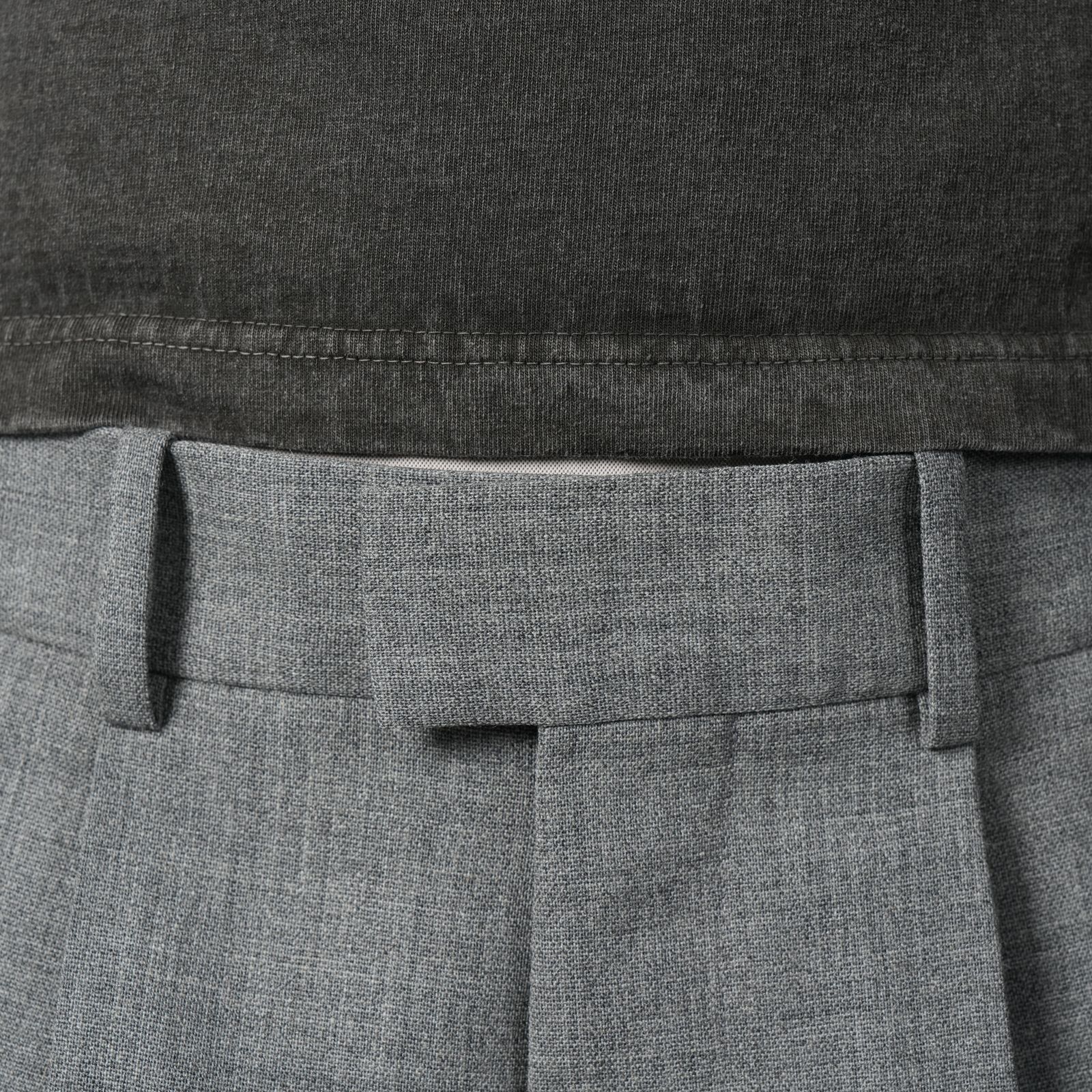 【ラスト1点】One Tuck Slacks / ワンタックスラックス (グレー)