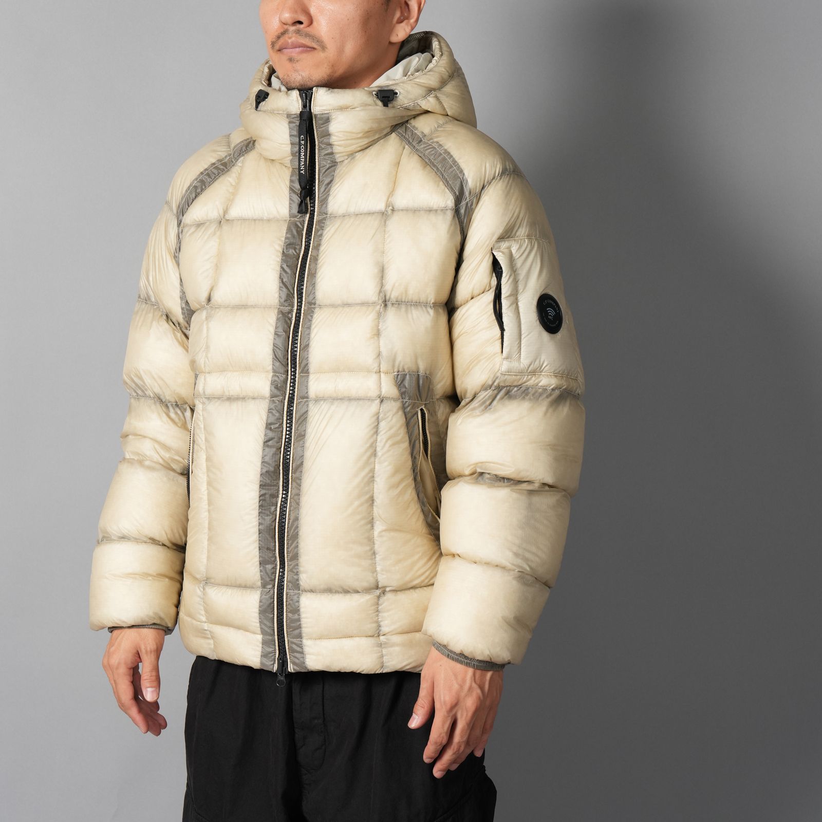 【残りわずか】D.D. SHELL HOODED DOWN JACKET / フーデッド ダウンジャケット (シルバーバーチ)