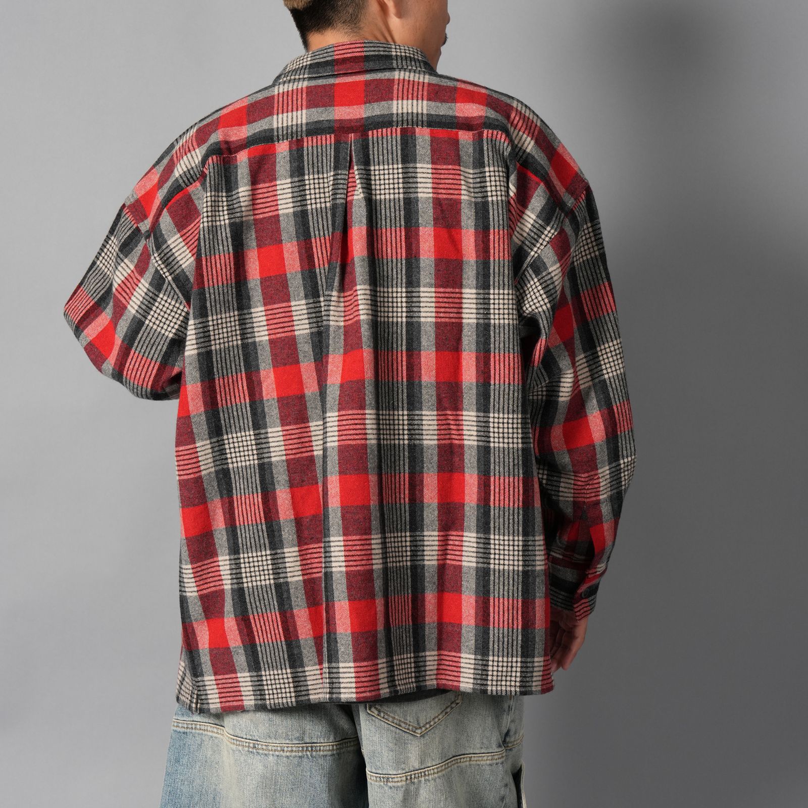 Classic Wool Shirt / クラシックウールシャツ (レッド)