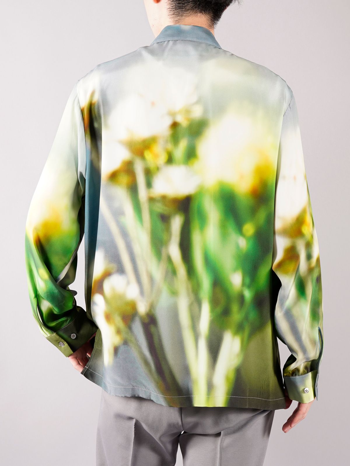 TAAKK - 【ラスト1点】FLORAL SILK LONG SLEEVE SHIRT / ロング