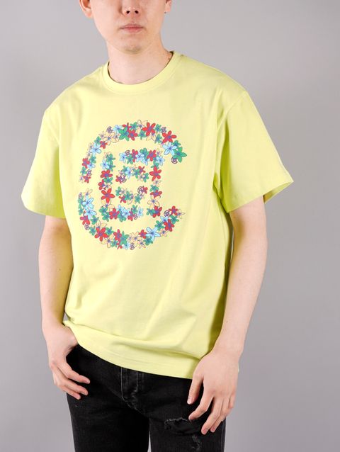 【ラスト1点】FLOWERS LOGO TEE / フラワーズ ロゴ ティー (ライムグリーン)