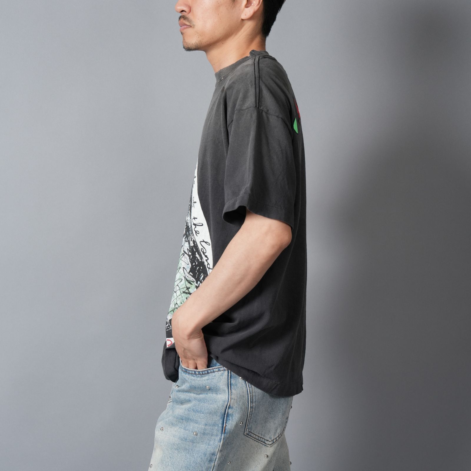 【コラボ】SM-MK8-0000-C01 / JR_SS T-SHIRT / VOTE F LIGHT / BLK / Tシャツ (ブラック)