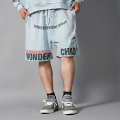BOBBY DRISCOLL SWEAT SHORT / スウェットショーツ (ブルー)