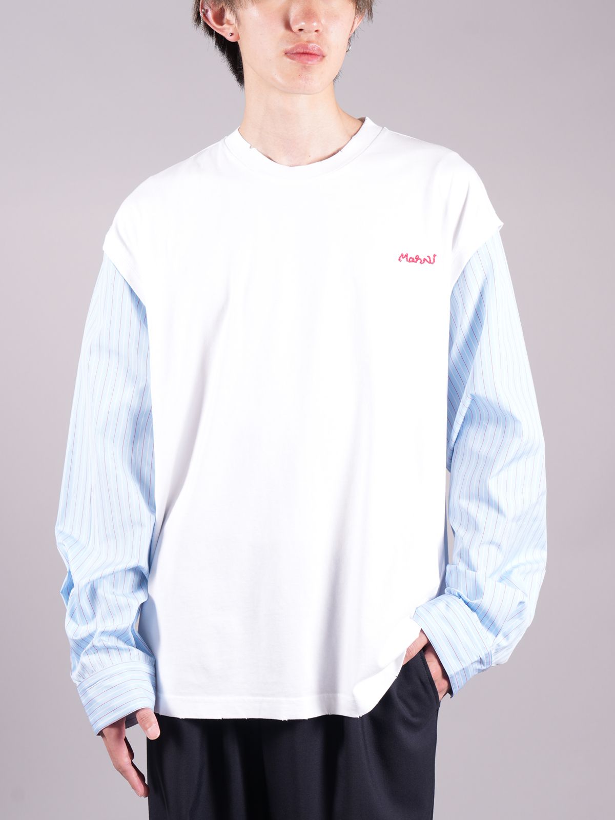 新規入荷 【ラスト1点】MARNI ビッグロゴ　Tシャツ　14Y Tシャツ/カットソー(半袖/袖なし)