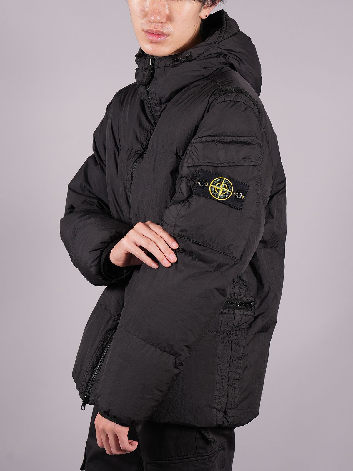 STONE ISLAND - 【残りわずか】 GARMENT DYED CRINKLE REPS R-NY 