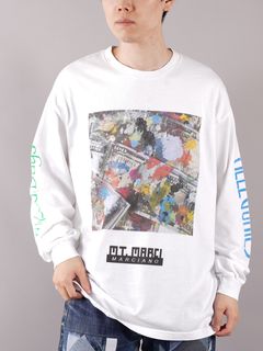 Mt Marci Allegolies  L/S / メルシー アリガリロングスリーブTシャツ  (ホワイト)
