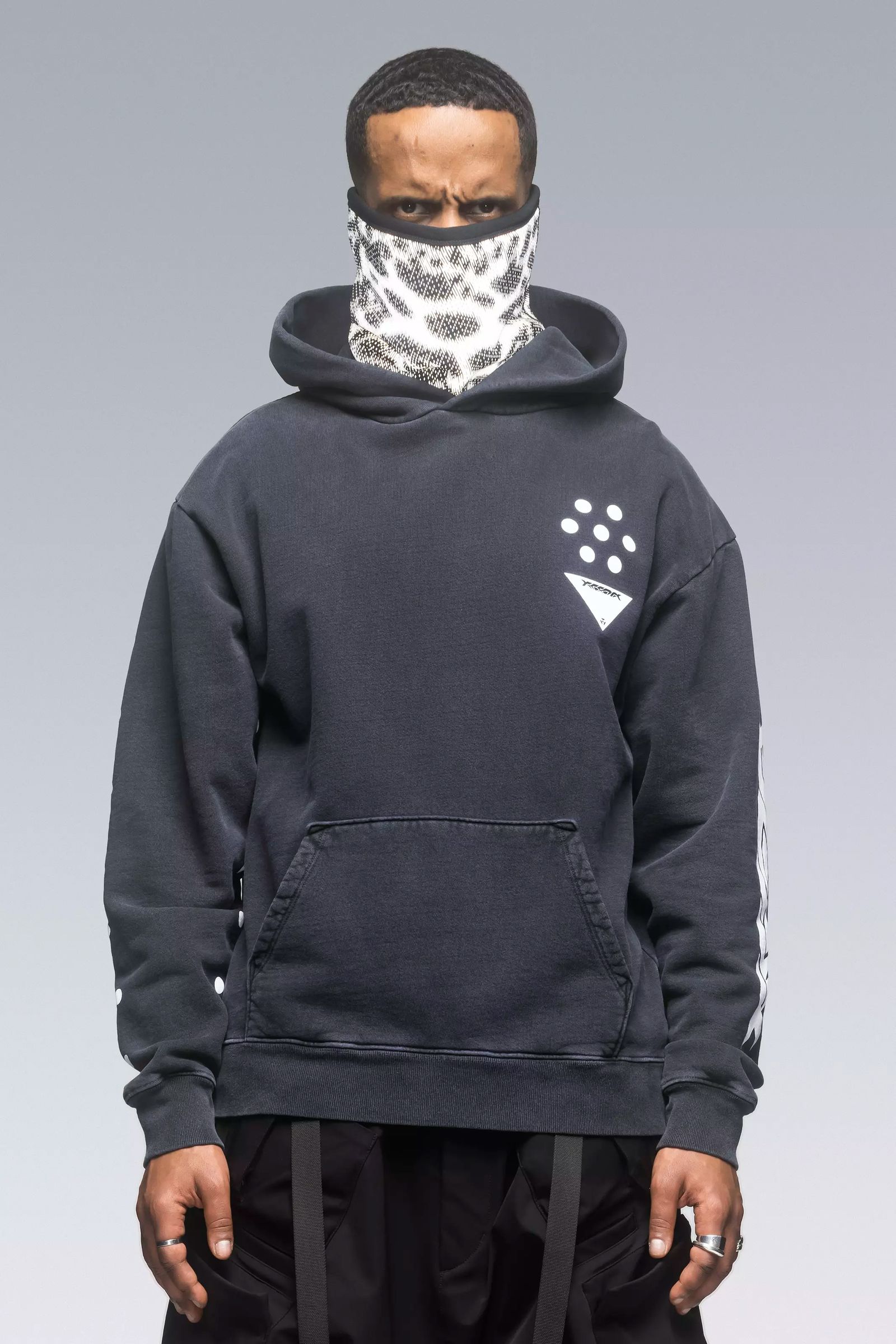 NG1-PS / Retroreflective Powerstretch Neck Gaiter Gen. 1 Next To Skin (NTS) / ネックゲイター [ストレッチ入り] (ブラック)