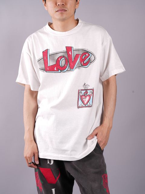 ラスト1点 / SM-S22-0000-001 / SS TEE / LOVE/WHITE / Tシャツ / ラブ  (ホワイト)