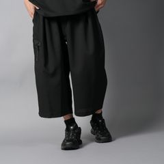 【GHOST】WOVEN WATER-REPELLENT TWO TUCK NINJA SHORTS / ニンジャショーツ(ブラック)