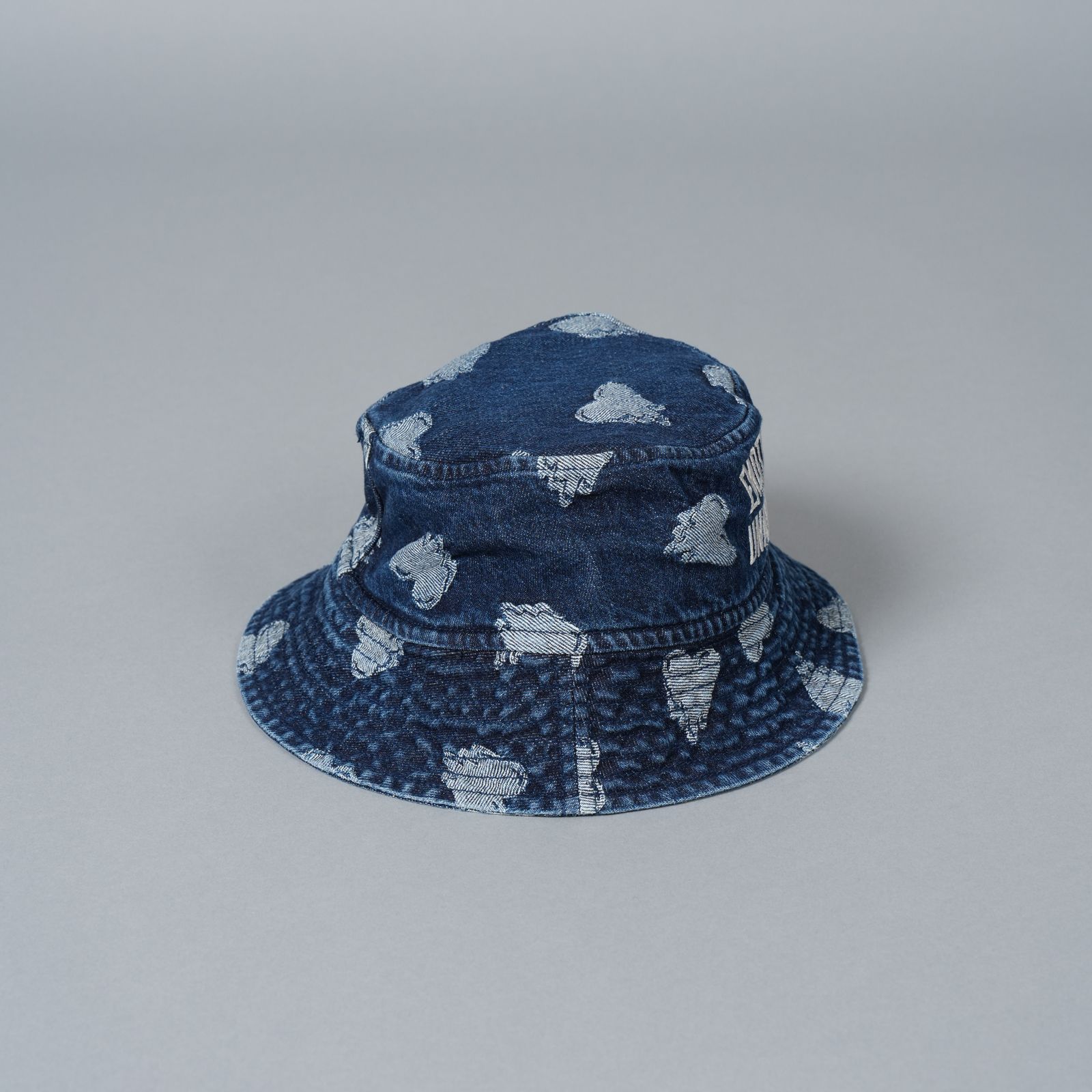 EU-HR8-0000-005 / EU LOGO BUCKET HAT / BLUE / ロゴ バケットハット (ブルー)