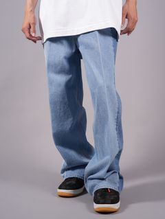 【ラスト1点】 PATCHWORK DENIM PANTS / パッチワークデニムパンツ (インディゴ)