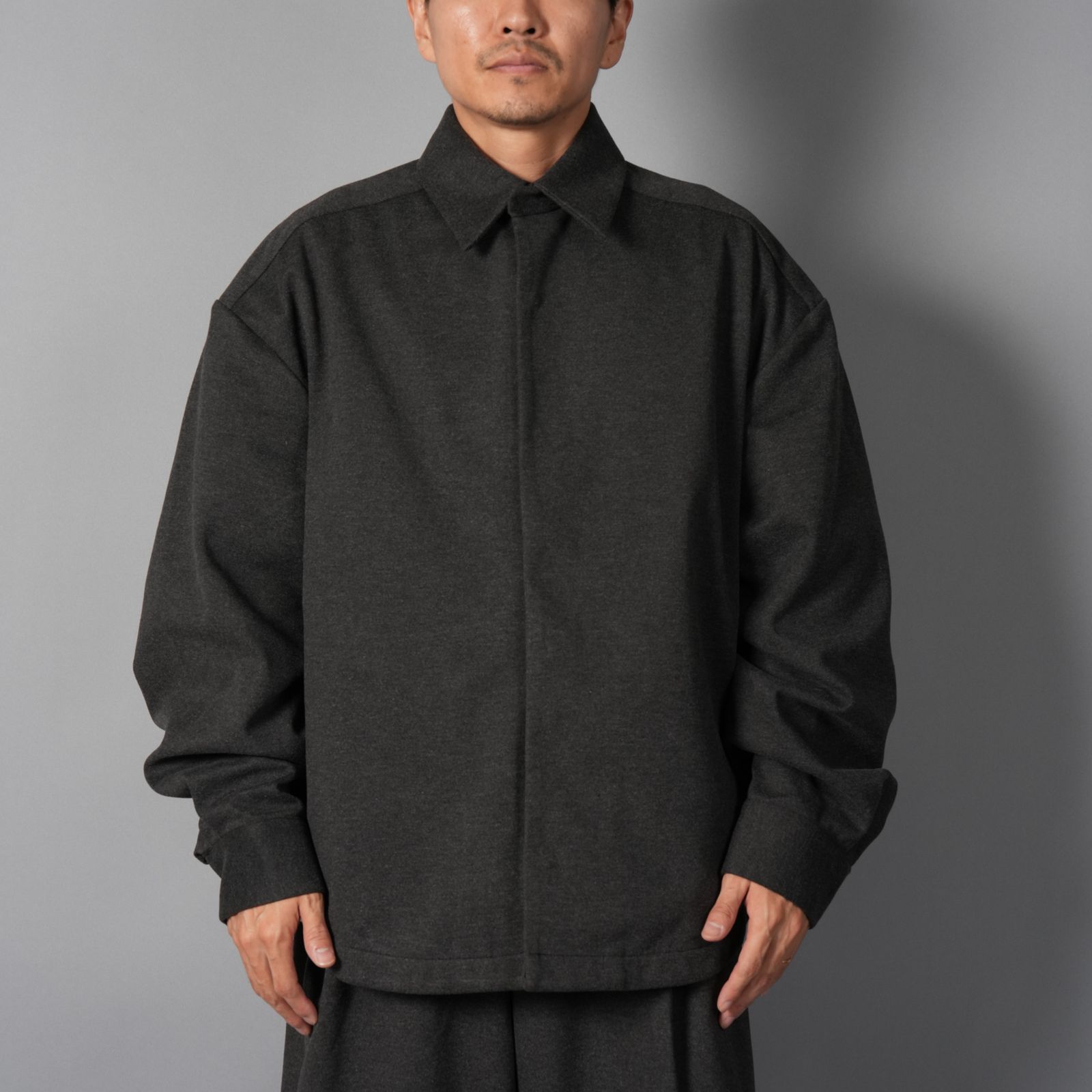 M5 OXFORD SHIRT  / オクスフォードシャツ (チャコールツィード)