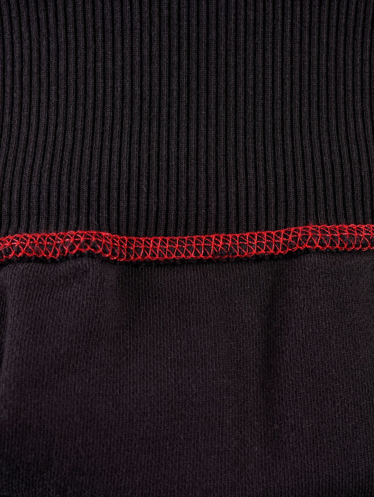 ラスト1点 / INSIDE-OUT CONTRAST SWEATSHIRT / インサイドアウト コントラスト スウェットシャツ (ブラック/レッド)