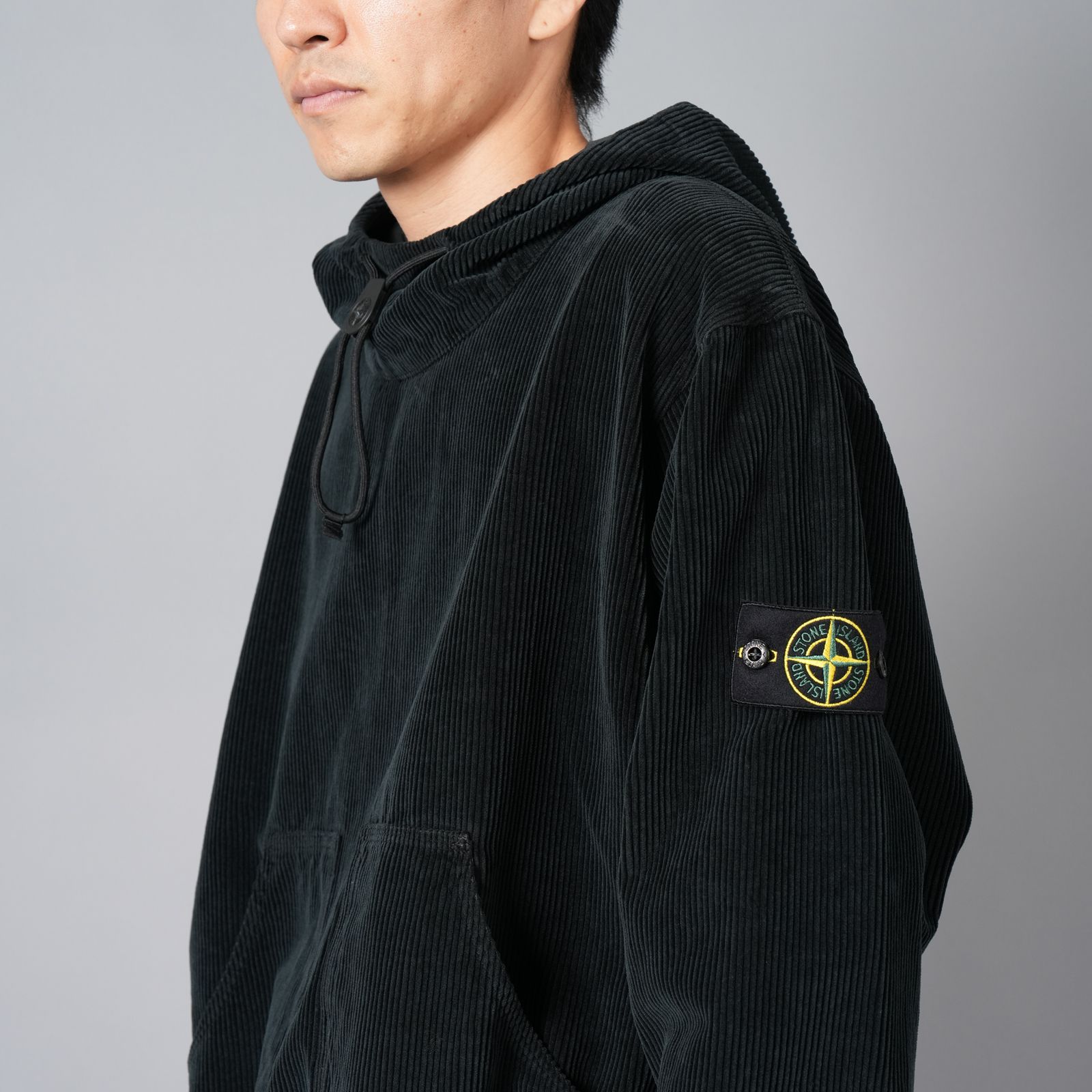 12106 ORGANIC COTTON CORDUROY 800 FROST FINISH / オーガニックコットン コーデュロイ アノラックジャケット (ブラック)