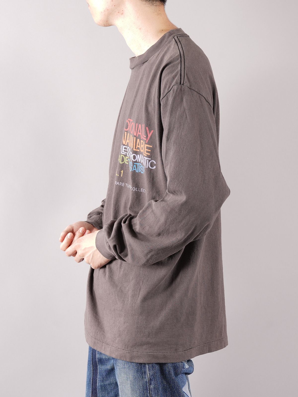 EU-A21-0000-001 / LS TEE EU HP / ロングスリーブ Tシャツ (ブラック)