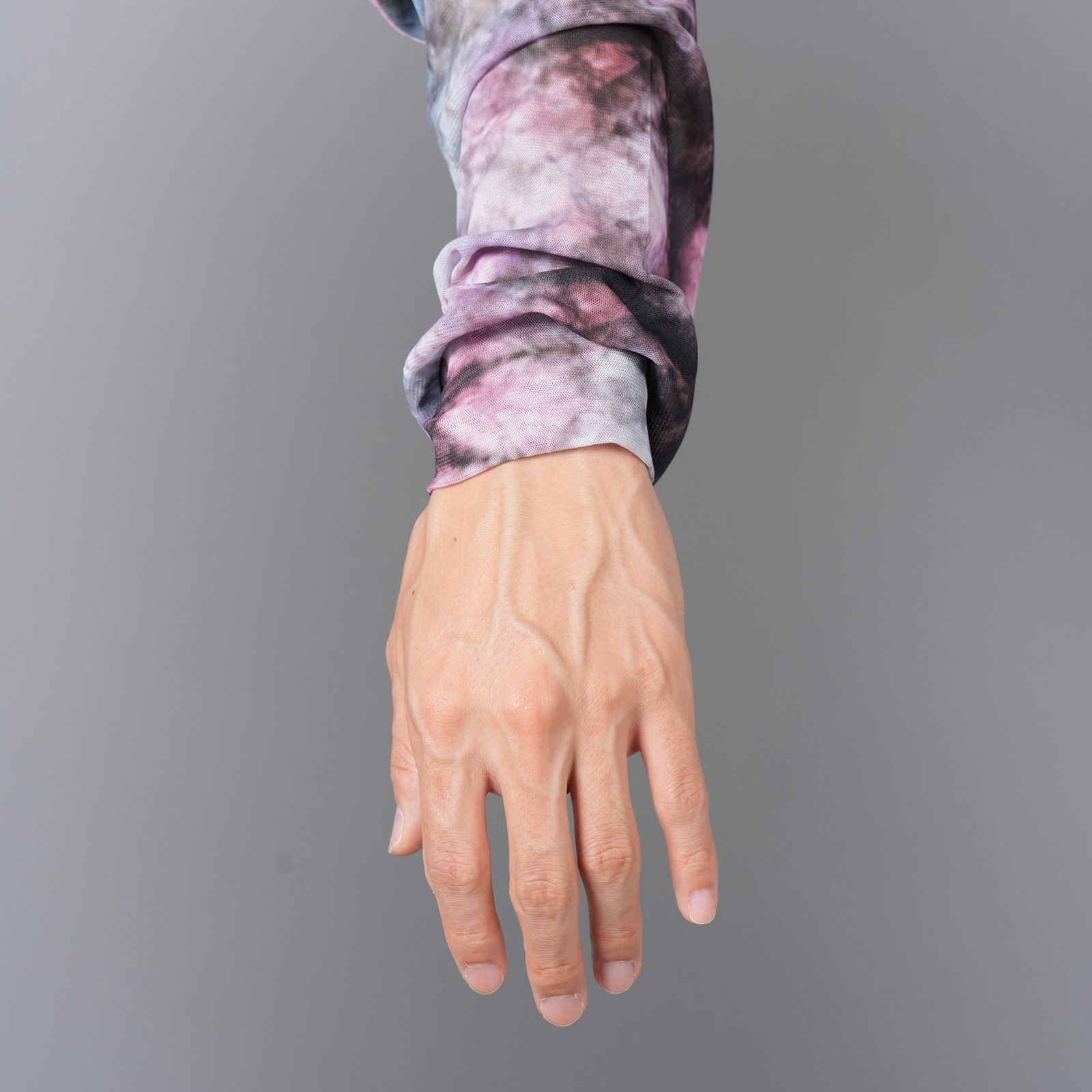 【ラスト1点】TIE DYE TULLE SHIRTS / タイダイ チュールシャツ (ピンク)