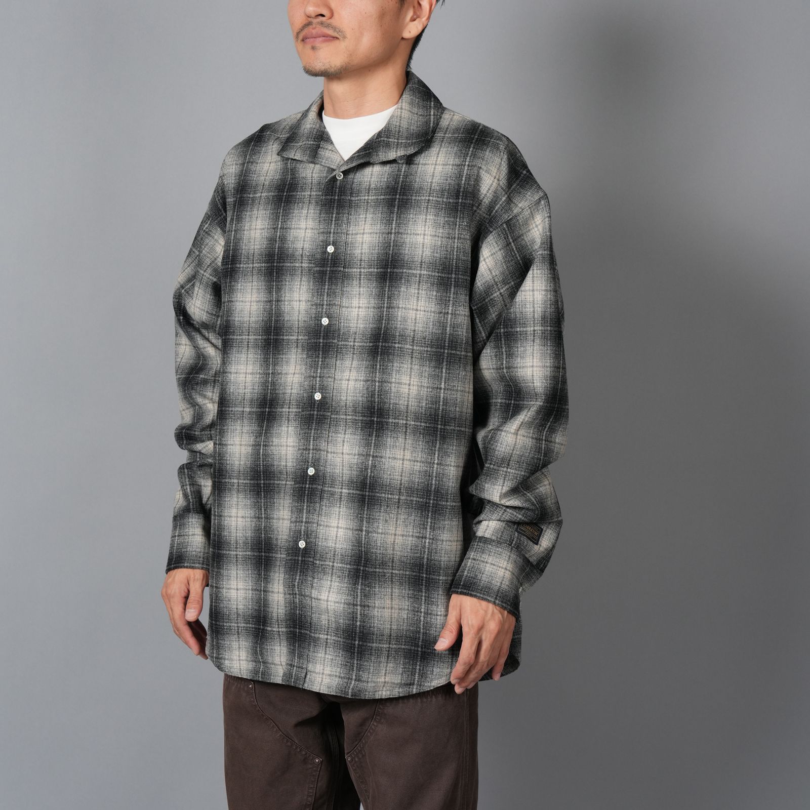 【限定】Basicks x Pendleton x DELUXE / Shadow Check Shirt / シャドウ チェックシャツ (ブラック)