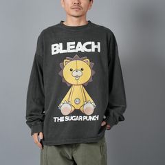 【ラスト1点】[BLEACH / ブリーチ]  TBLM24AM007 / L/S T-Shirt (KON) / ロンT・カットソー (ブラック)