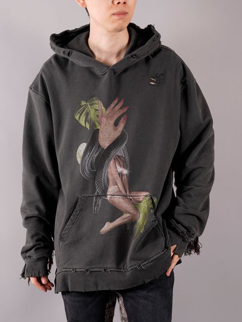 ラスト1点 / AMAZONIA RIDER HOODIE / アマゾニア ライダー フーディー(ブラック)