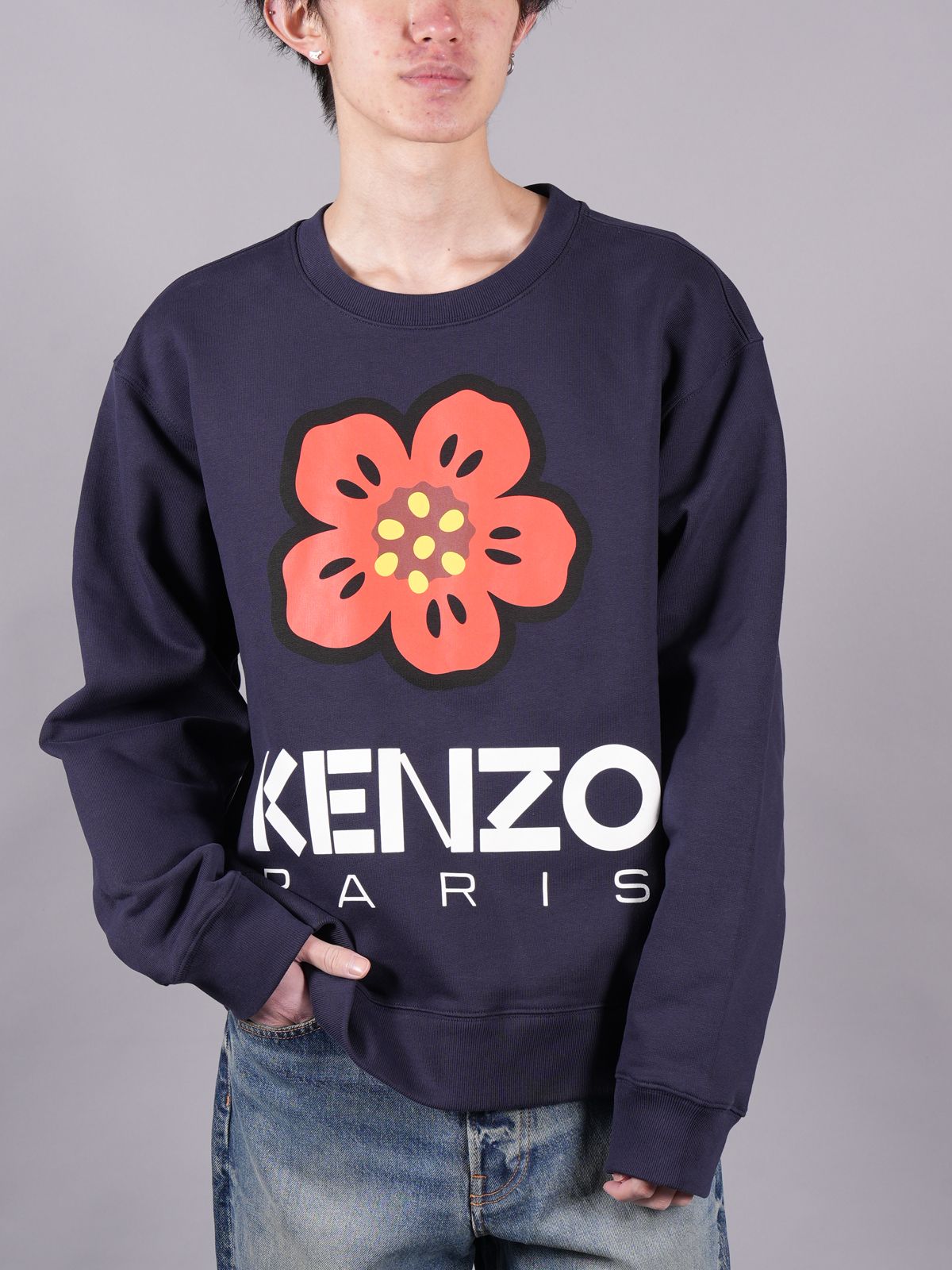 KENZO BOKE BOKE FLOWER SWEATSHIRT L