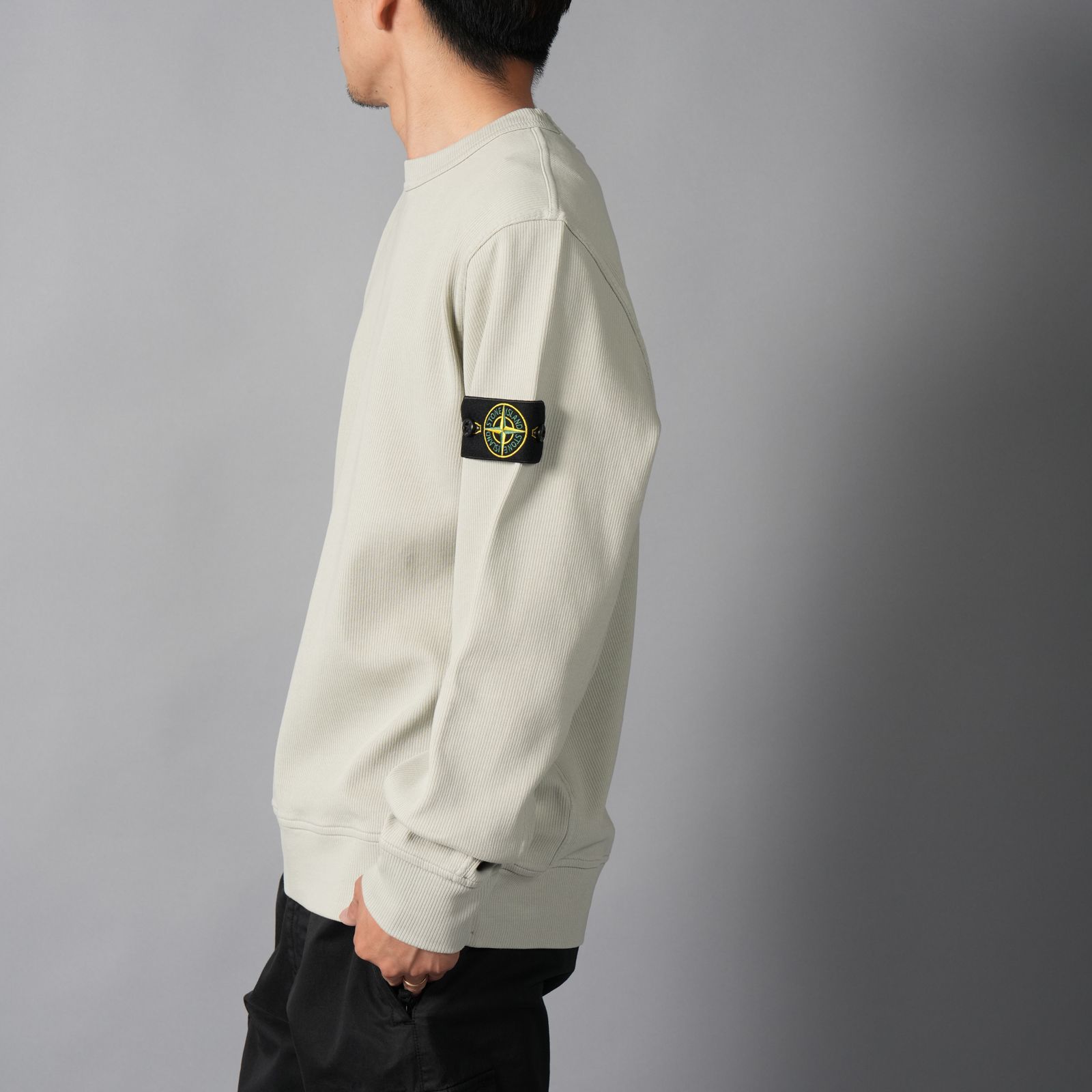 6100017 / ORGANIC COTTON INTERLOCK  / クルーネックスウェット (サンド)