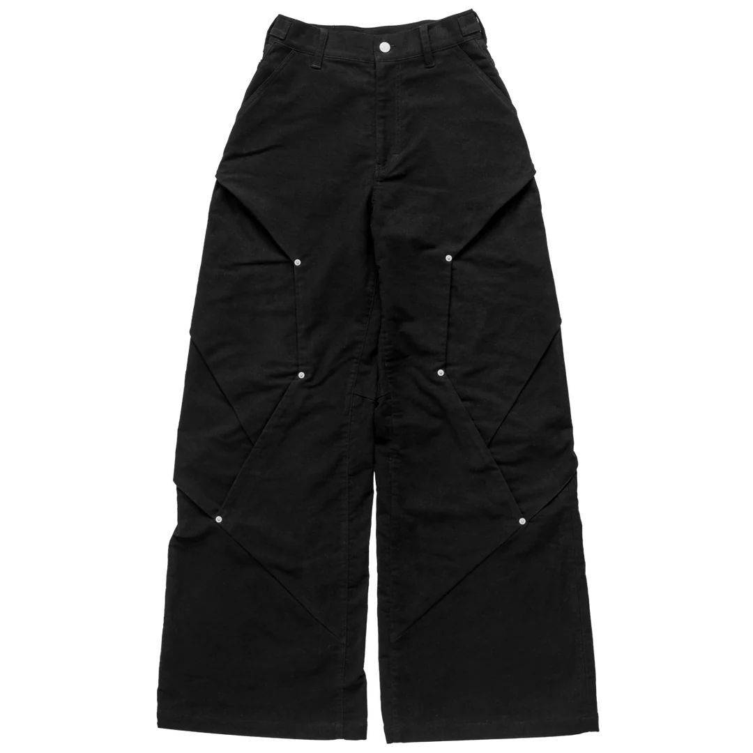 3D Double Knee Trousers / ダブルニー トラウザーズ (ブラック)