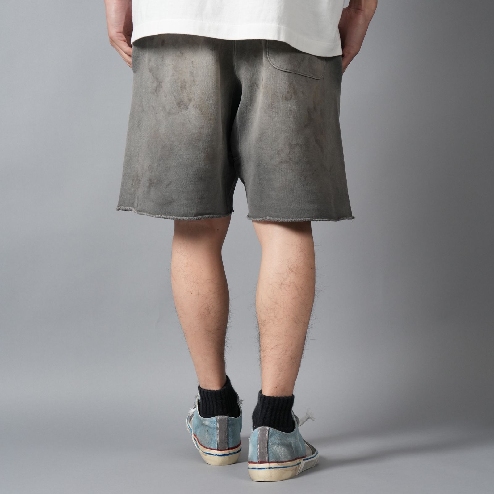【残りわずか】SM-MK8-0000-069 / SWEAT SHORTS / SAINT / CHARCOAL / スウェットショーツ  (チャコール)