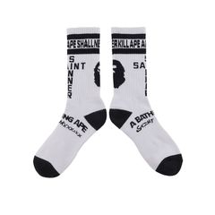 【ラスト1点】【限定】SM-YS8-0000-C38 / AP_SOCKS / APE / WHITE / ソックス (ホワイト)