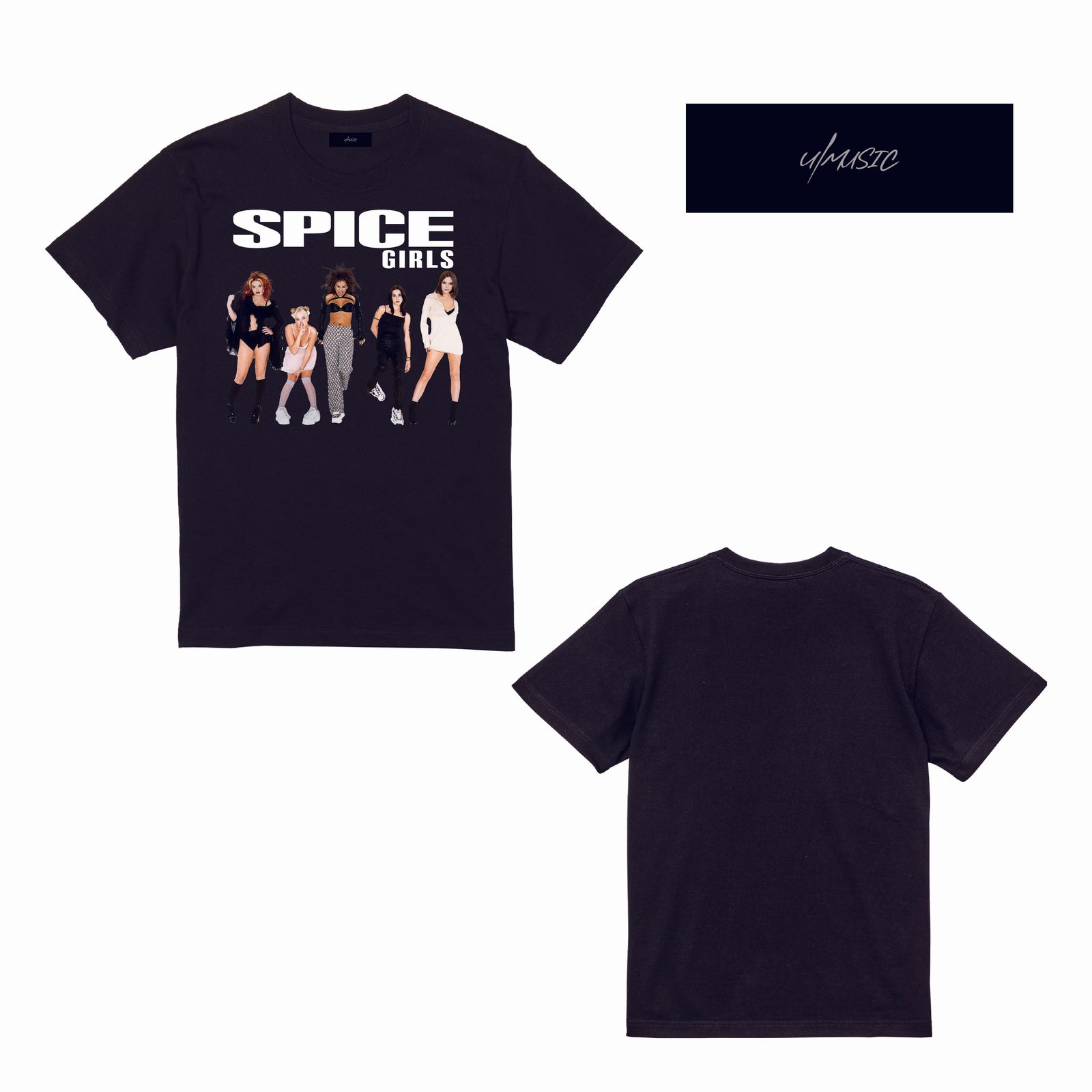 UIZZ-22571 / SPICE GIRLS / スパイスガールズ / Tシャツ (ブラック)