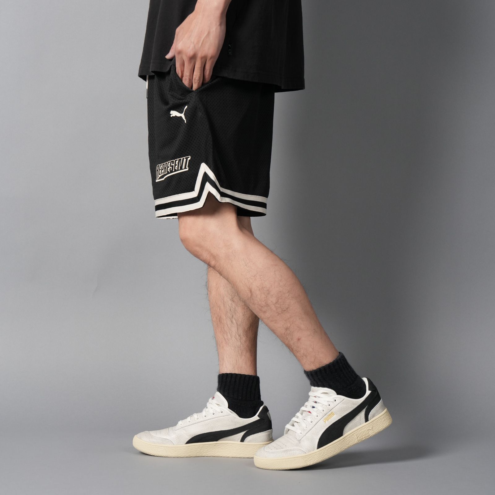 REPRESENT SHORT Ⅰ / リプレゼント ショーツ ワン  (プーマブラック)