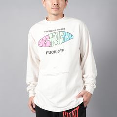 【ラスト1点】SM-YS8-0000-019 / LS TEE / DISTRUCTION / WHITE / カットソー・ロンT  (ホワイト)