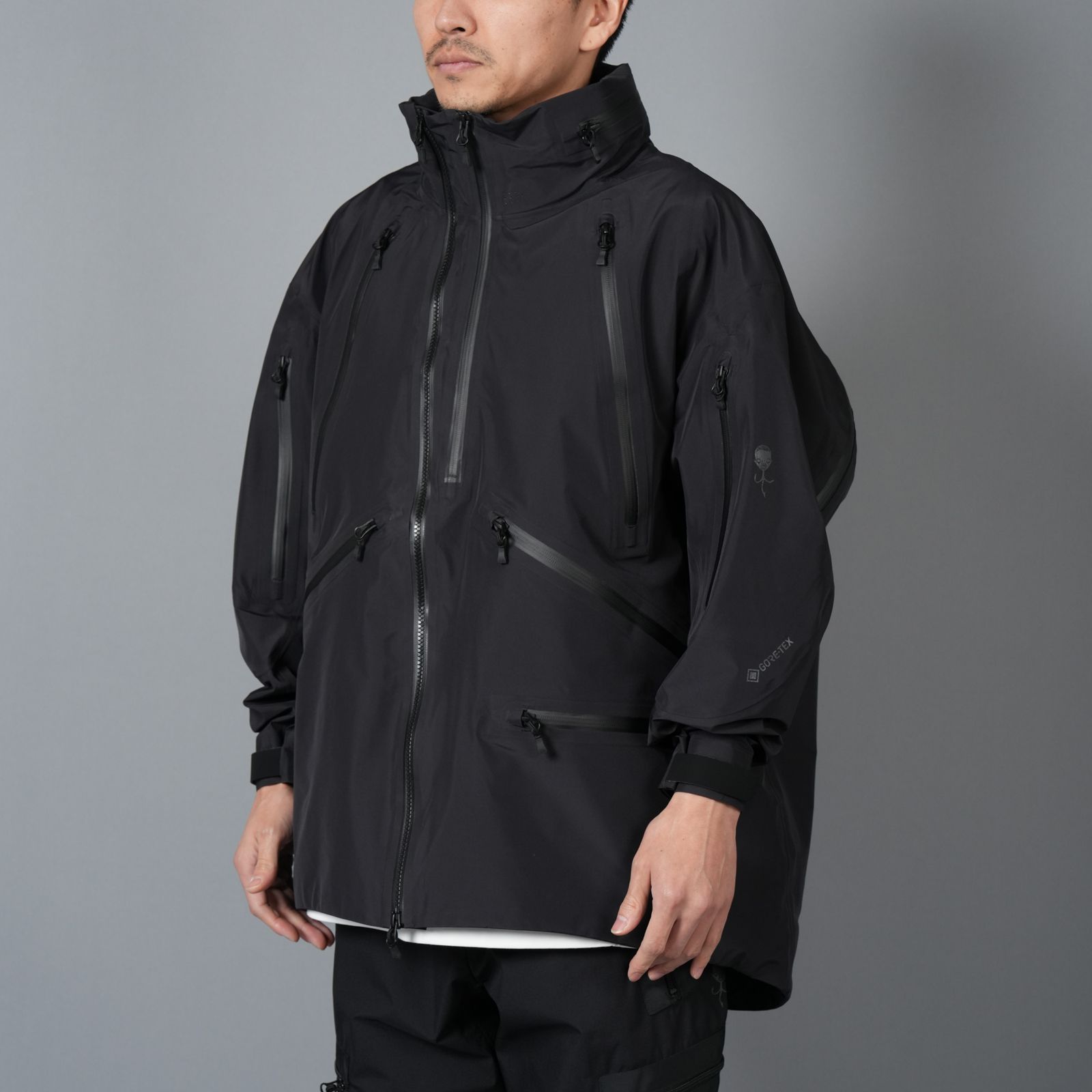 【ラスト1点】【限定】GORE-TEX PRODUCTS / 40DY / CK 3L  SHELL / ゴアテックス  スリーレイヤー / ナイロンジャケット[防水・防風] (ブラック)