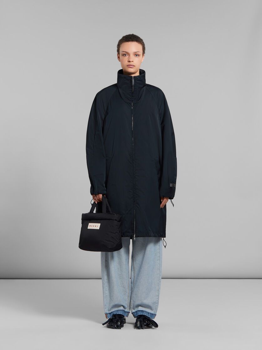 MARNI - TOTE EW / ブラック PUFF ミニトートバッグ (ブラック MARNI - TOTE EW / ブラック PUFF ミニトートバッグ (ブラック