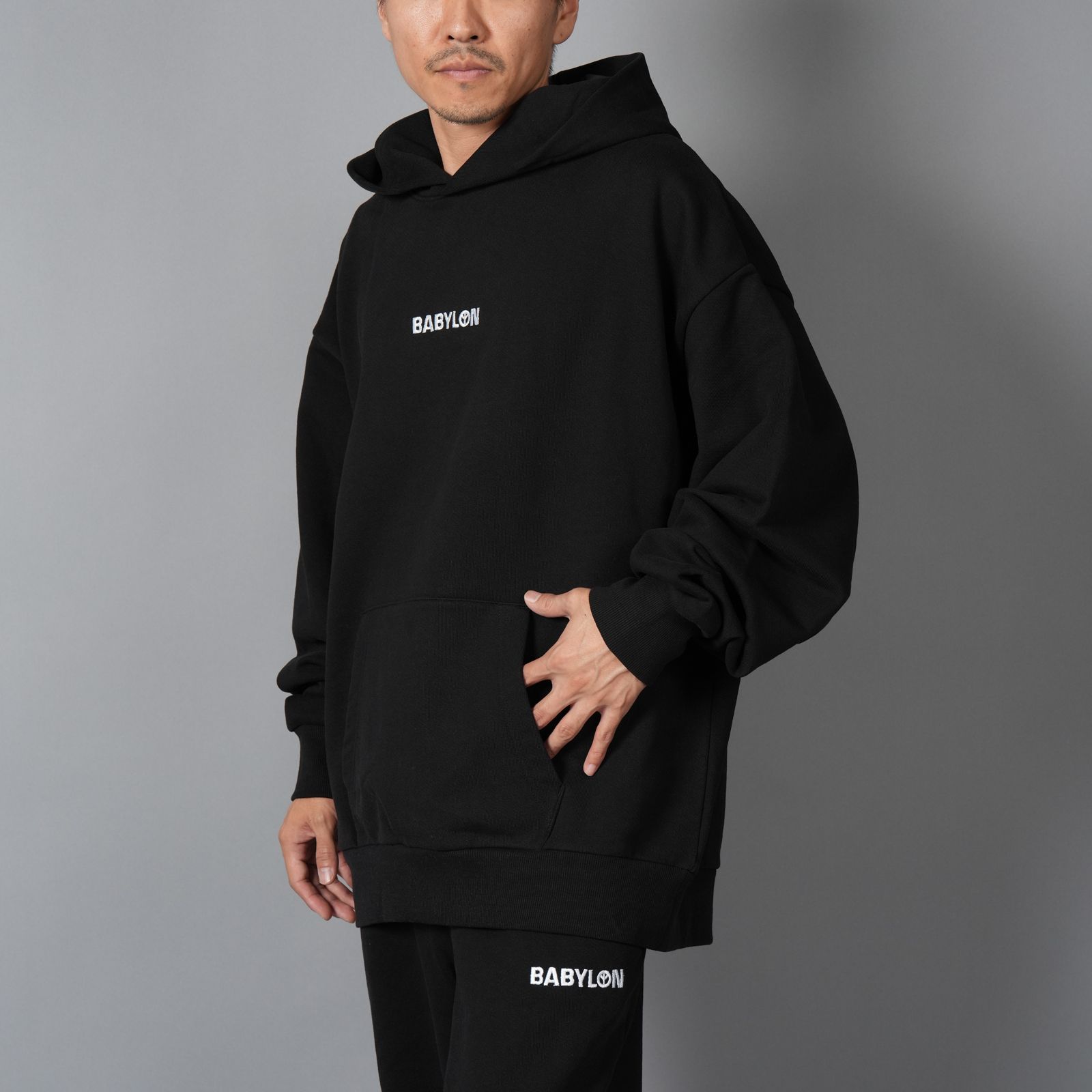 SHOP HOODIE / ショップフーディー  (ジェッドブラック)