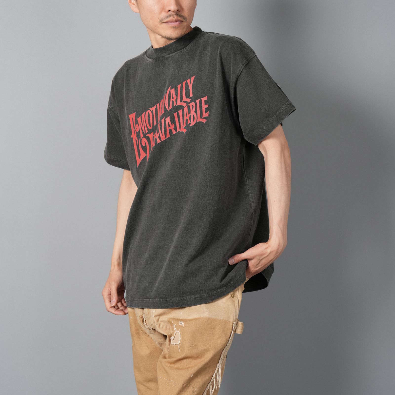 EU-HR8-0000-061 / EU LOGO NUMBER SS TEE / BLACK / Tシャツ (ブラック)
