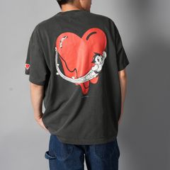 【コラボ】EU-MK1-0000-C05 / EU AB LOGO SS TEE  / BLACK / Tシャツ (ブラック)