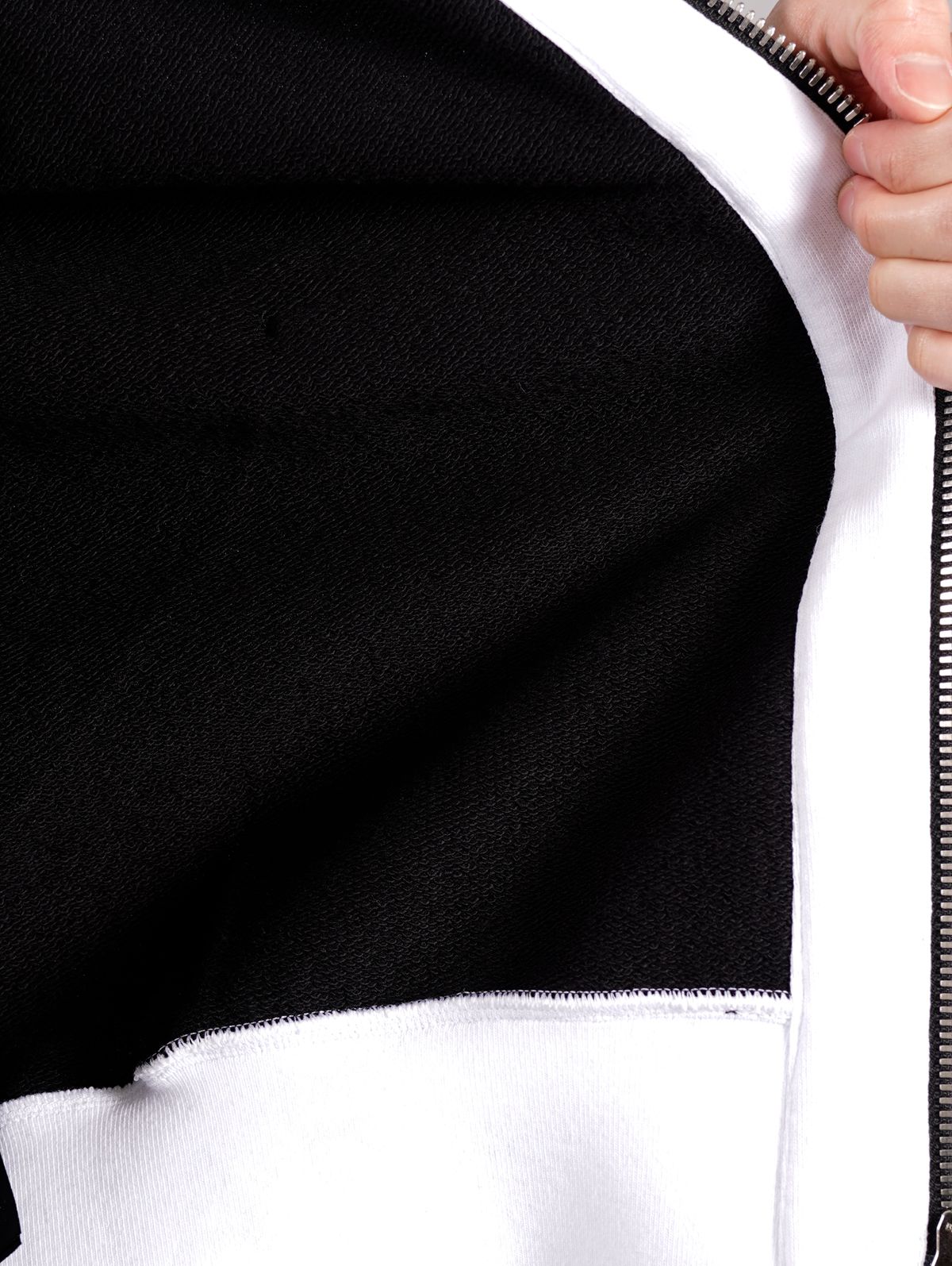 【ラスト1点】BH2-HOODIE-BALMAIN RIBBED / スウェット フーディー (パーカー) / ブラック / メンズ