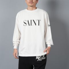 【ラスト1点】SM-HR8-0000-035 / LS TEE / SAINT / WHITE / ロンT・カットソー (ホワイト)